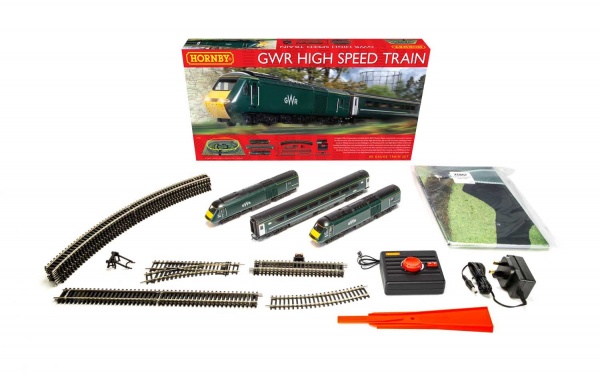 Hornby R1230M GWR High Speed (HST) Analogue Train Set DCC Ready OO Gauge