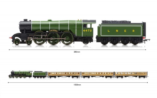 R1255M The Flying Scotsman Analogue Train Set (DCC Ready) OO Gauge