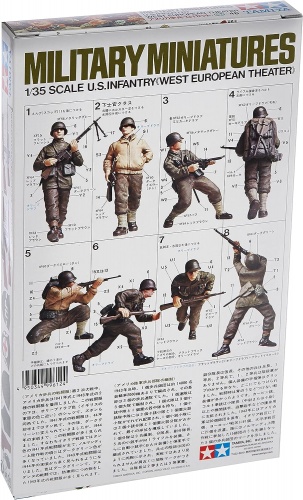 Tamiya 1/35 US Infantry European Theatre 35048 - themodellerstoolbox.com