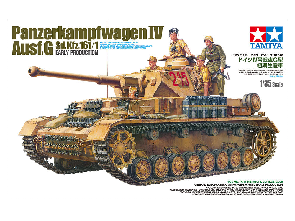 Tamiya 35378 1:35 German Panzerkampfwagen IV Ausf.G (Early Production)