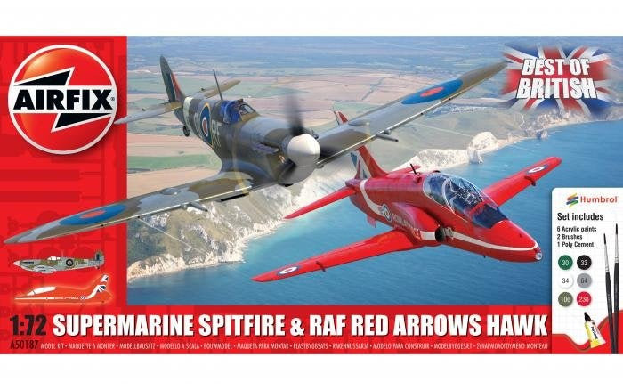 Airfix A50187 1:72 Best of British Spitfire and Hawk